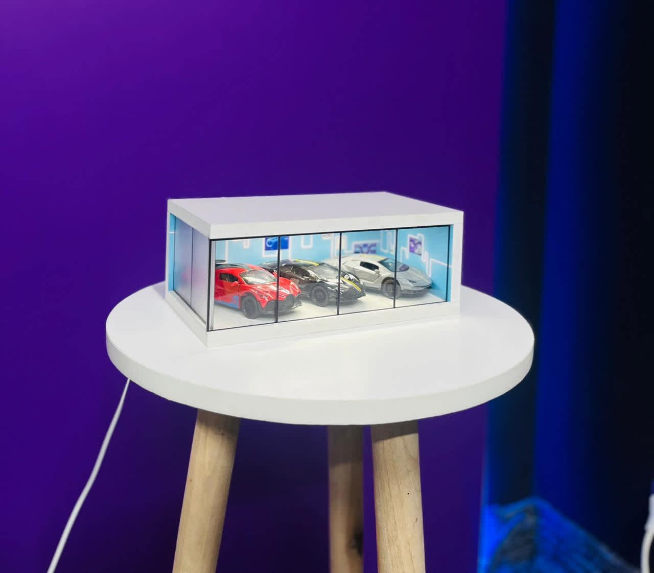 DIORAMA GARAGE  PER BOX WITH THREE RANDOM CAR FREE