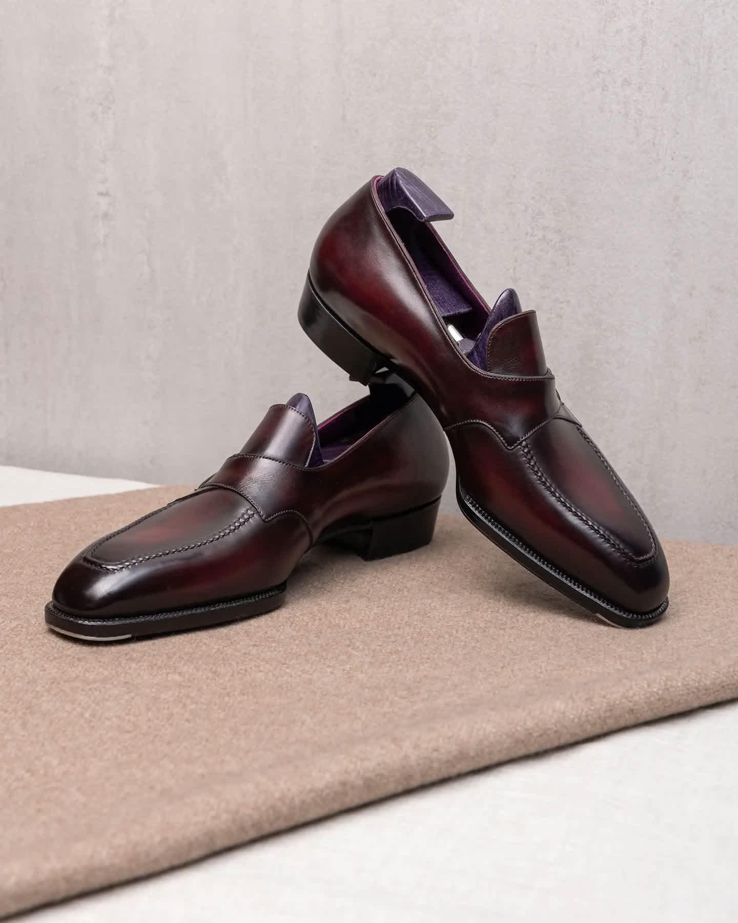 Imperial Burgundy Penny Loafers