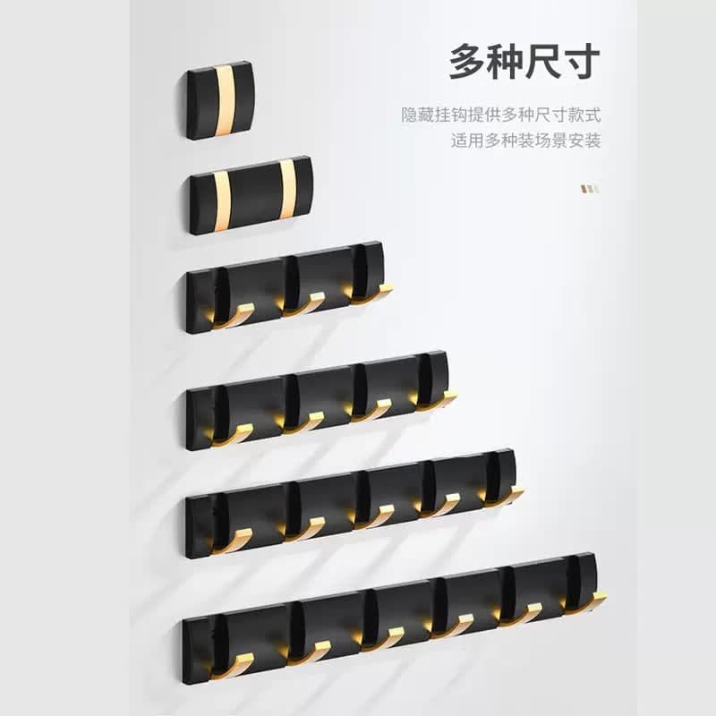 Foldable multihook hanger