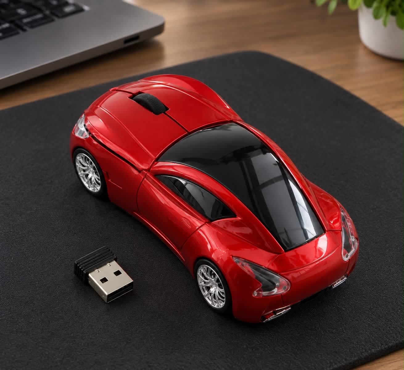 Sports Car Design Wireless Mouse